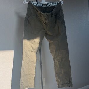 Prana Khaki Ankle-Length Pants